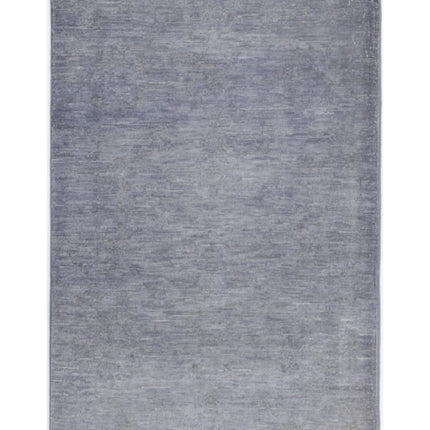 Overdye 2' 1" X 3' 3" Hand Knotted Wool Rug 2' 1" X 3' 3" (63 X 99) / Grey / Wool