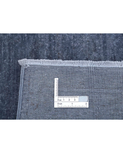 Overdye 2' 7" X 3' 10" Hand Knotted Wool Rug 2' 7" X 3' 10" (79 X 117) / Grey / Wool