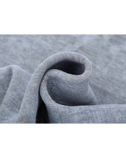 Overdye 4' 7" X 6' 1" Hand Knotted Wool Rug 4' 7" X 6' 1" (140 X 185) / Grey / Wool