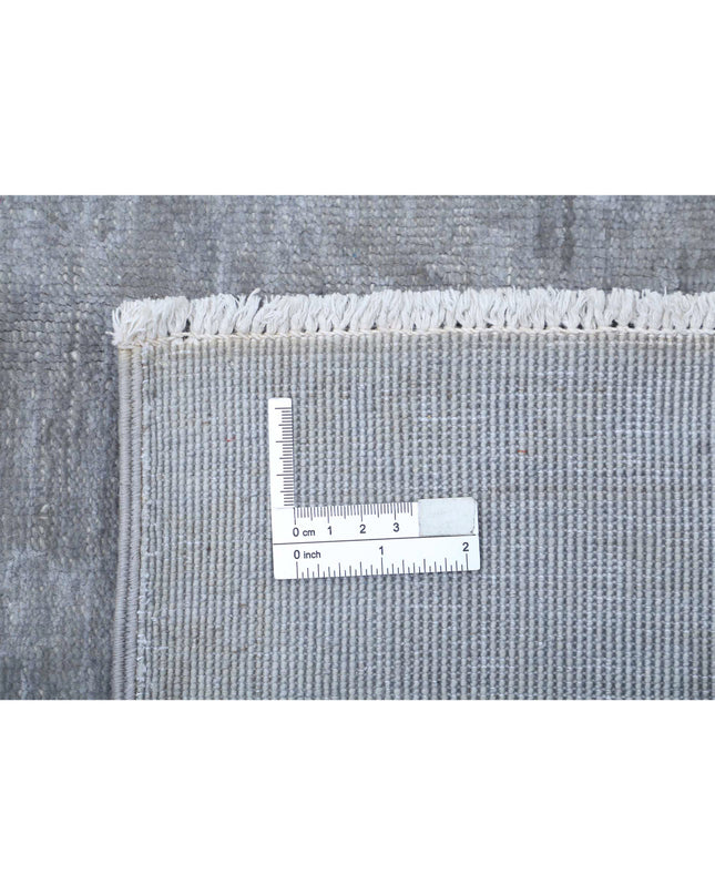 Overdye 4' 7" X 6' 1" Hand Knotted Wool Rug 4' 7" X 6' 1" (140 X 185) / Grey / Wool