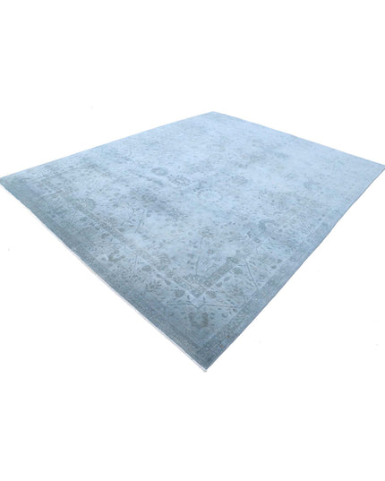 Overdye 8' 10" X 11' 3" Hand Knotted Wool Rug 8' 10" X 11' 3" (269 X 343) / Blue / Wool