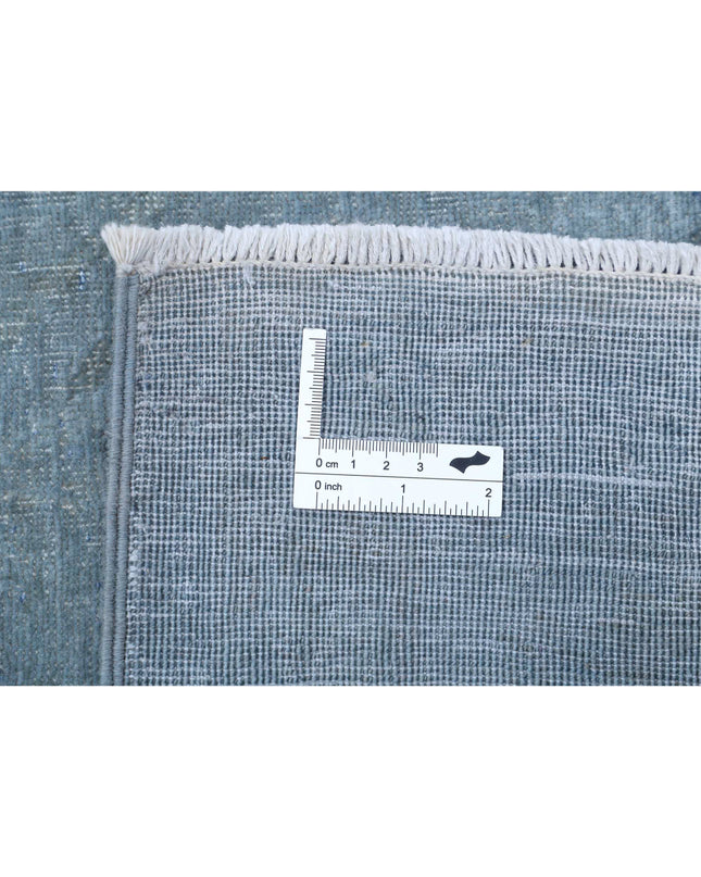 Overdye 8' 10" X 11' 3" Hand Knotted Wool Rug 8' 10" X 11' 3" (269 X 343) / Blue / Wool