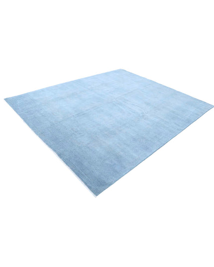 Overdye 7' 8" X 9' 5" Hand Knotted Wool Rug 7' 8" X 9' 5" (234 X 287) / Blue / Wool