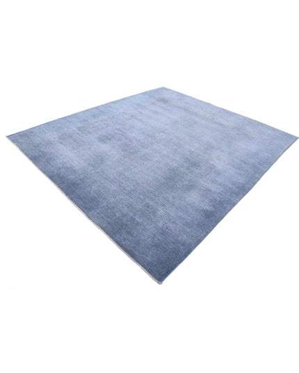 Overdye 8' 0" X 9' 0" Hand Knotted Wool Rug 8' 0" X 9' 0" (244 X 274) / Grey / Wool