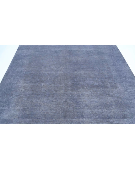 Overdye 8' 0" X 9' 0" Hand Knotted Wool Rug 8' 0" X 9' 0" (244 X 274) / Grey / Wool