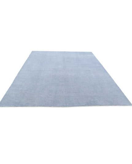 Overdye 8' 1" X 10' 1" Hand Knotted Wool Rug 8' 1" X 10' 1" (246 X 307) / Grey / Wool