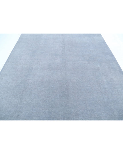 Overdye 8' 1" X 10' 1" Hand Knotted Wool Rug 8' 1" X 10' 1" (246 X 307) / Grey / Wool