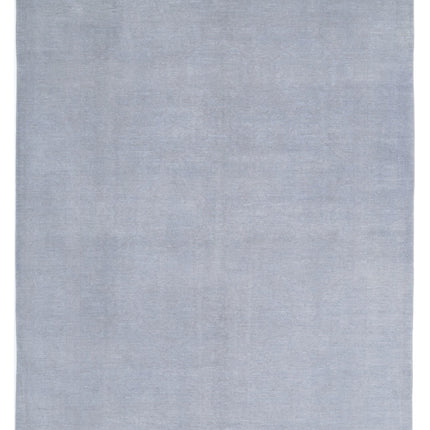 Overdye 8' 1" X 10' 1" Hand Knotted Wool Rug 8' 1" X 10' 1" (246 X 307) / Grey / Wool