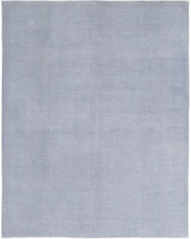 Overdye 8' 1" X 10' 1" Hand Knotted Wool Rug 8' 1" X 10' 1" (246 X 307) / Grey / Wool