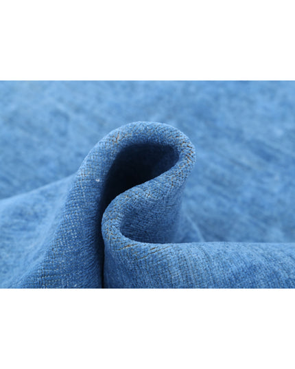 Overdye 7' 8" X 7' 4" Hand Knotted Wool Rug 7' 8" X 7' 4" (234 X 223) / Blue / Wool