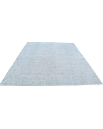 Overdye 8' 2" X 9' 10" Hand Knotted Wool Rug 8' 2" X 9' 10" (249 X 300) / Grey / Wool