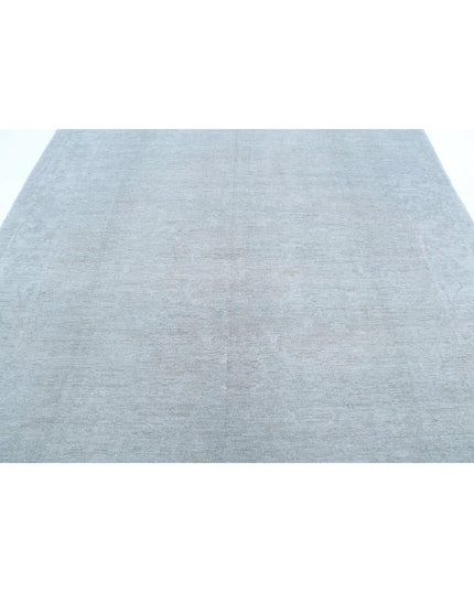 Overdye 8' 2" X 9' 10" Hand Knotted Wool Rug 8' 2" X 9' 10" (249 X 300) / Grey / Wool