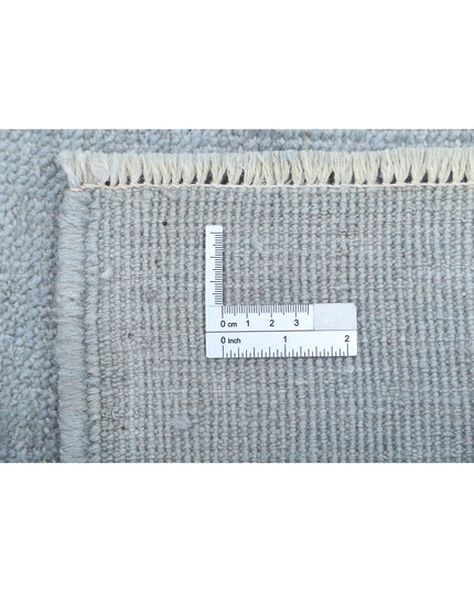 Overdye 8' 2" X 9' 10" Hand Knotted Wool Rug 8' 2" X 9' 10" (249 X 300) / Grey / Wool