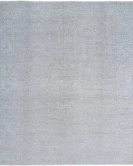 Overdye 8' 2" X 9' 10" Hand Knotted Wool Rug 8' 2" X 9' 10" (249 X 300) / Grey / Wool