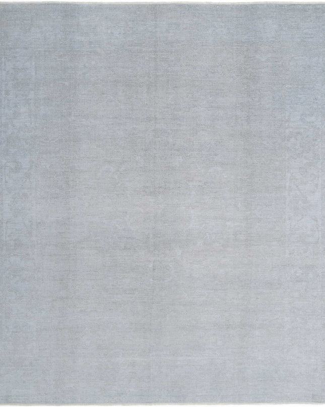 Overdye 8' 2" X 9' 10" Hand Knotted Wool Rug 8' 2" X 9' 10" (249 X 300) / Grey / Wool