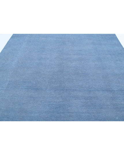 Overdye 7' 10" X 9' 7" Hand Knotted Wool Rug 7' 10" X 9' 7" (239 X 292) / Blue / Wool