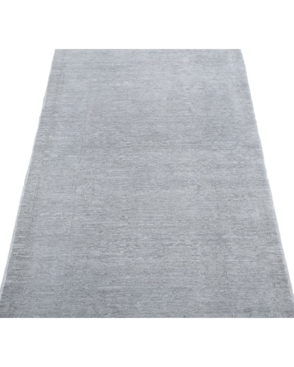 Overdye 2' 5" X 10' 0" Hand Knotted Wool Rug 2' 5" X 10' 0" (74 X 305) / Grey / Wool