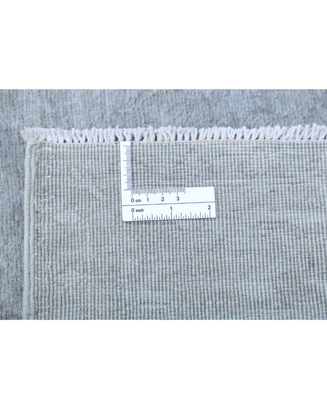 Overdye 2' 5" X 10' 0" Hand Knotted Wool Rug 2' 5" X 10' 0" (74 X 305) / Grey / Wool
