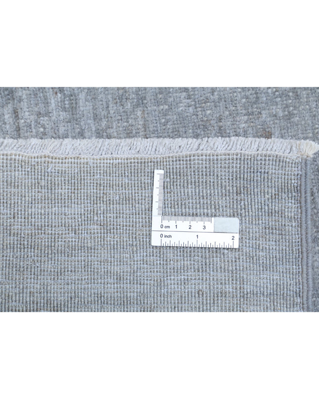 Overdye 6' 1" X 8' 3" Hand Knotted Wool Rug 6' 1" X 8' 3" (185 X 251) / Grey / Wool