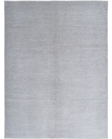 Overdye 6' 1" X 8' 3" Hand Knotted Wool Rug 6' 1" X 8' 3" (185 X 251) / Grey / Wool