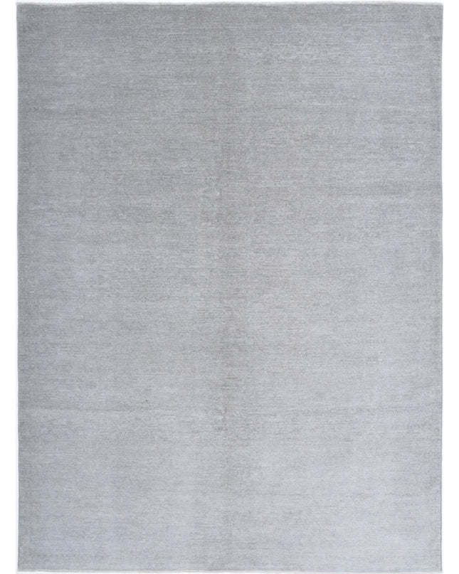 Overdye 6' 1" X 8' 3" Hand Knotted Wool Rug 6' 1" X 8' 3" (185 X 251) / Grey / Wool