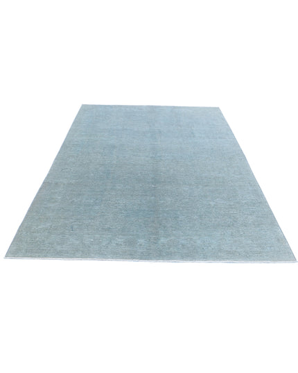Overdye 6' 0" X 8' 2" Hand Knotted Wool Rug 6' 0" X 8' 2" (183 X 249) / Grey / Wool