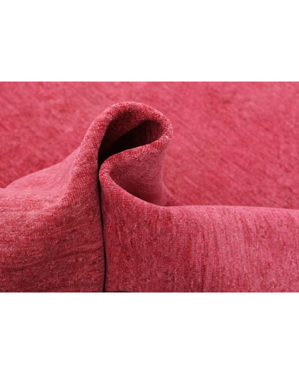 Overdye 9' 8" X 12' 6" Hand Knotted Wool Rug 9' 8" X 12' 6" (295 X 381) / Red / Wool