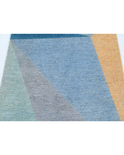 Overdye 2' 10" X 4' 3" Hand Knotted Wool Rug 2' 10" X 4' 3" (86 X 130) / Blue / Wool
