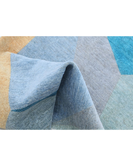 Overdye 2' 10" X 4' 3" Hand Knotted Wool Rug 2' 10" X 4' 3" (86 X 130) / Blue / Wool