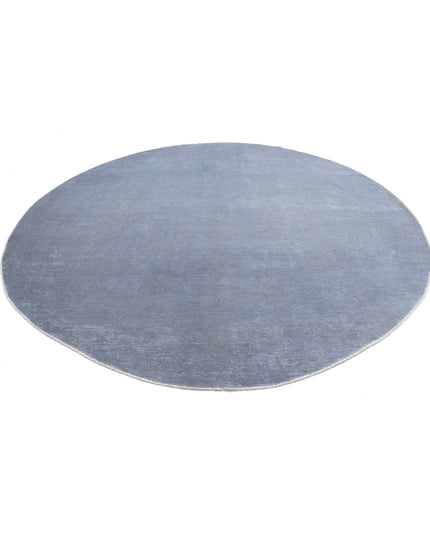 Overdye 9' 4" X 9' 6" Hand Knotted Wool Rug 9' 4" X 9' 6" (284 X 290) / Grey / Wool