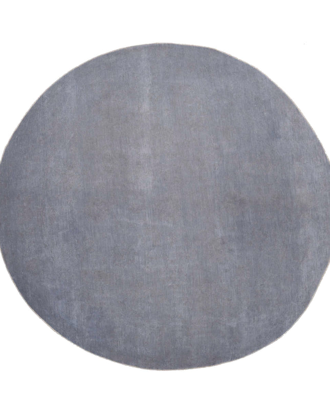 Overdye 9' 4" X 9' 6" Hand Knotted Wool Rug 9' 4" X 9' 6" (284 X 290) / Grey / Wool