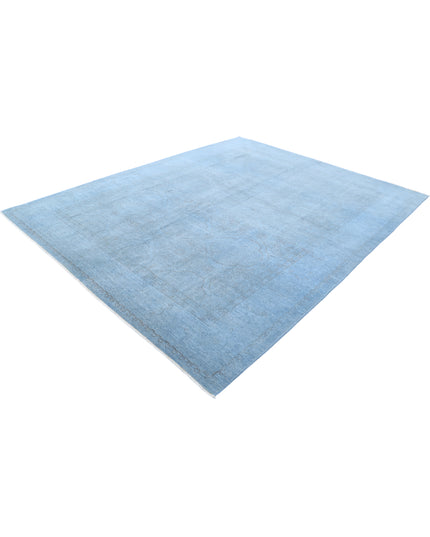 Overdye 8' 1" X 10' 2" Hand Knotted Wool Rug 8' 1" X 10' 2" (246 X 310) / Blue / Wool