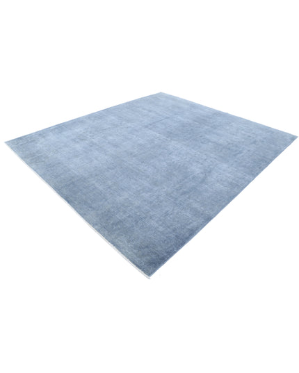 Overdye 8' 1" X 9' 5" Hand Knotted Wool Rug 8' 1" X 9' 5" (246 X 287) / Grey / Wool