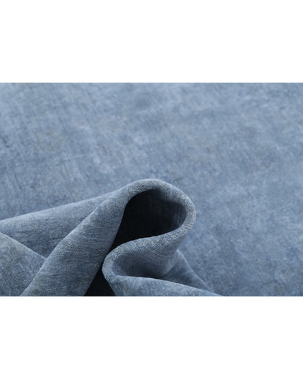 Overdye 8' 1" X 9' 5" Hand Knotted Wool Rug 8' 1" X 9' 5" (246 X 287) / Grey / Wool