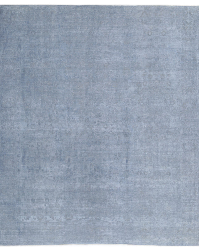 Overdye 8' 1" X 9' 5" Hand Knotted Wool Rug 8' 1" X 9' 5" (246 X 287) / Grey / Wool