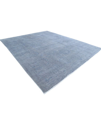 Overdye 11' 7" X 13' 9" Hand Knotted Wool Rug 11' 7" X 13' 9" (353 X 419) / Grey / Wool