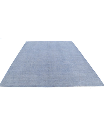 Overdye 7' 10" X 10' 0" Hand Knotted Wool Rug 7' 10" X 10' 0" (239 X 305) / Grey / Wool