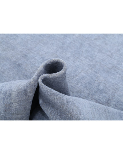 Overdye 7' 10" X 10' 0" Hand Knotted Wool Rug 7' 10" X 10' 0" (239 X 305) / Grey / Wool