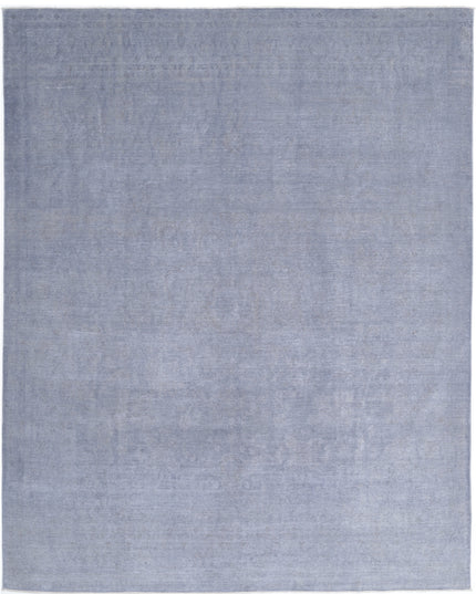 Overdye 7' 10" X 10' 0" Hand Knotted Wool Rug 7' 10" X 10' 0" (239 X 305) / Grey / Wool