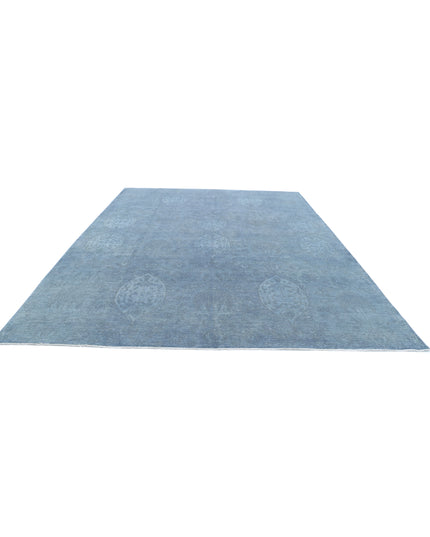 Overdye 10' 0" X 13' 5" Hand Knotted Wool Rug 10' 0" X 13' 5" (305 X 409) / Grey / Wool