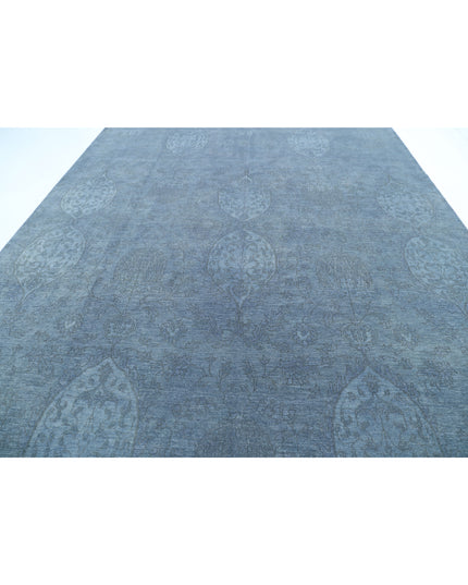 Overdye 10' 0" X 13' 5" Hand Knotted Wool Rug 10' 0" X 13' 5" (305 X 409) / Grey / Wool