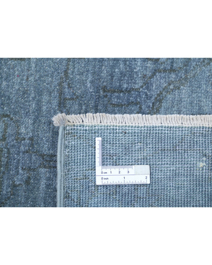 Overdye 10' 0" X 13' 5" Hand Knotted Wool Rug 10' 0" X 13' 5" (305 X 409) / Grey / Wool