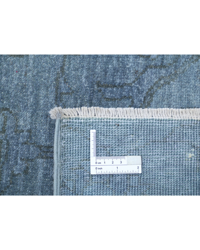 Overdye 10' 0" X 13' 5" Hand Knotted Wool Rug 10' 0" X 13' 5" (305 X 409) / Grey / Wool