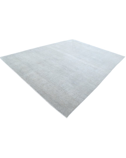 Overdye 9' 2" X 12' 3" Hand Knotted Wool Rug 9' 2" X 12' 3" (280 X 373) / Grey / Wool