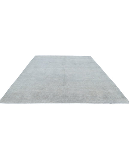 Overdye 9' 2" X 12' 3" Hand Knotted Wool Rug 9' 2" X 12' 3" (280 X 373) / Grey / Wool