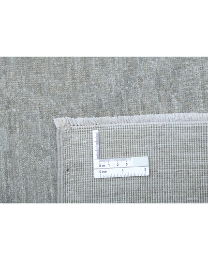 Overdye 9' 2" X 12' 3" Hand Knotted Wool Rug 9' 2" X 12' 3" (280 X 373) / Grey / Wool