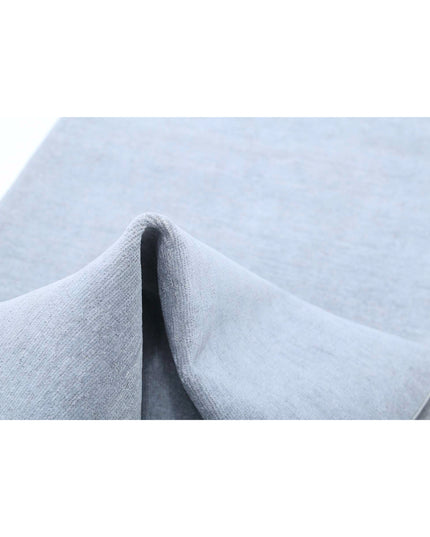 Overdye 2' 6" X 10' 2" Hand Knotted Wool Rug 2' 6" X 10' 2" (76 X 310) / Grey / Wool