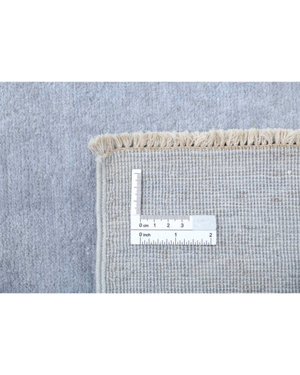 Overdye 2' 6" X 10' 2" Hand Knotted Wool Rug 2' 6" X 10' 2" (76 X 310) / Grey / Wool