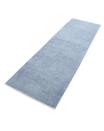 Overdye 2' 7" X 8' 8" Hand Knotted Wool Rug 2' 7" X 8' 8" (79 X 264) / Grey / Wool