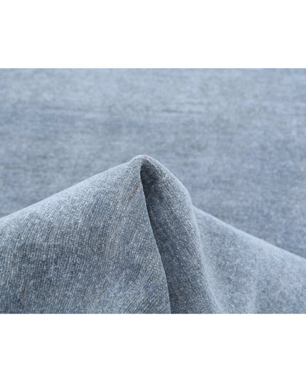 Overdye 2' 7" X 8' 8" Hand Knotted Wool Rug 2' 7" X 8' 8" (79 X 264) / Grey / Wool